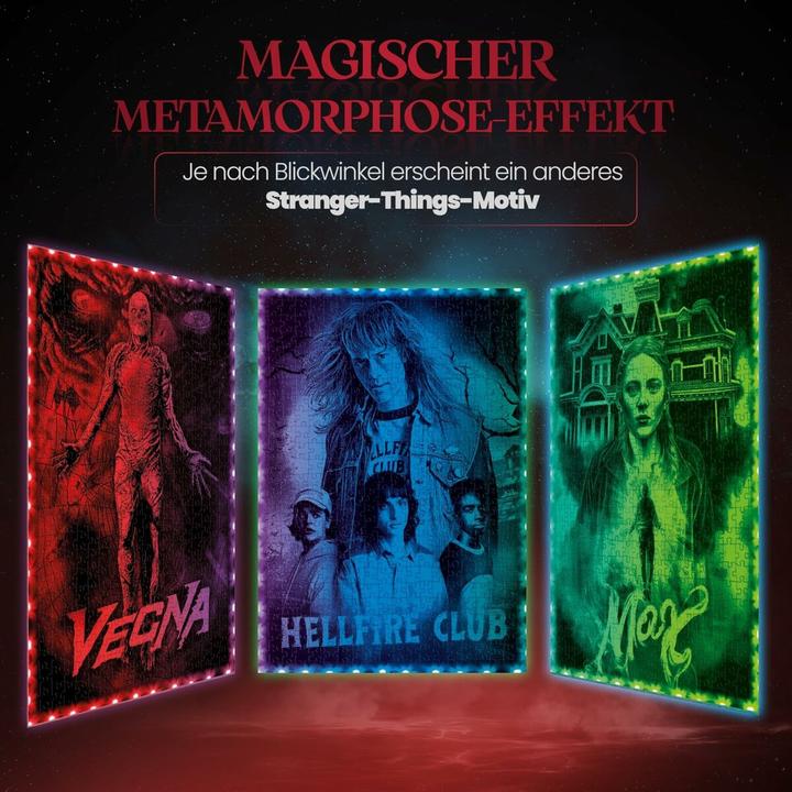 Immagine prodotto Clementoni Stranger Things Metamorphic Vecna Curse (520 pezzi)