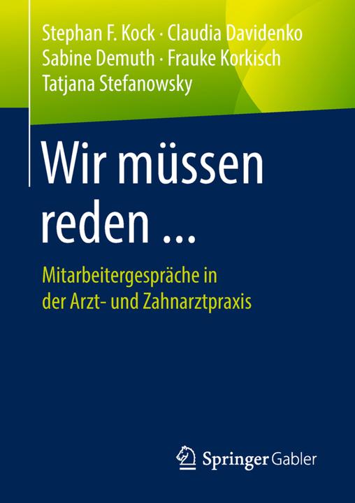 Produktbild Wir müssen reden (Deutsch, Claudia Davidenko, Frauke Korkisch, Sabine Demuth, Stephan F. Kock, Tatjana Stefanowsky, 2018)