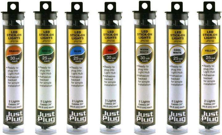 Actual product image Bachmann Trains Warm White Stick-on LED Lights