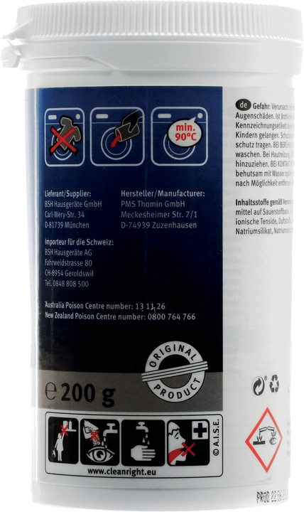 Image du produit Siemens Nettoyant pour machine à laver