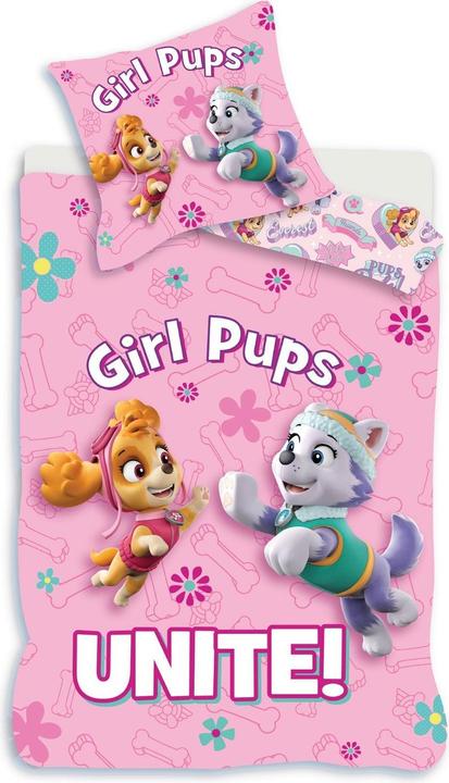 Paw Patrol Bed Linen - Junior Size 100x140 cm - Girl Pups