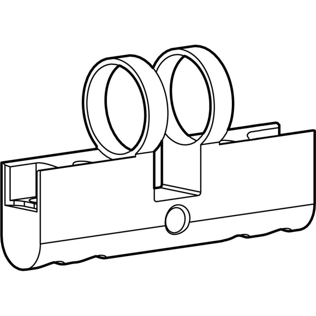 Kaba, Türschloss + Schliesszylinder, Gehäuse Doppelzylinder PZ/Euro Modular Typ 2115-1
