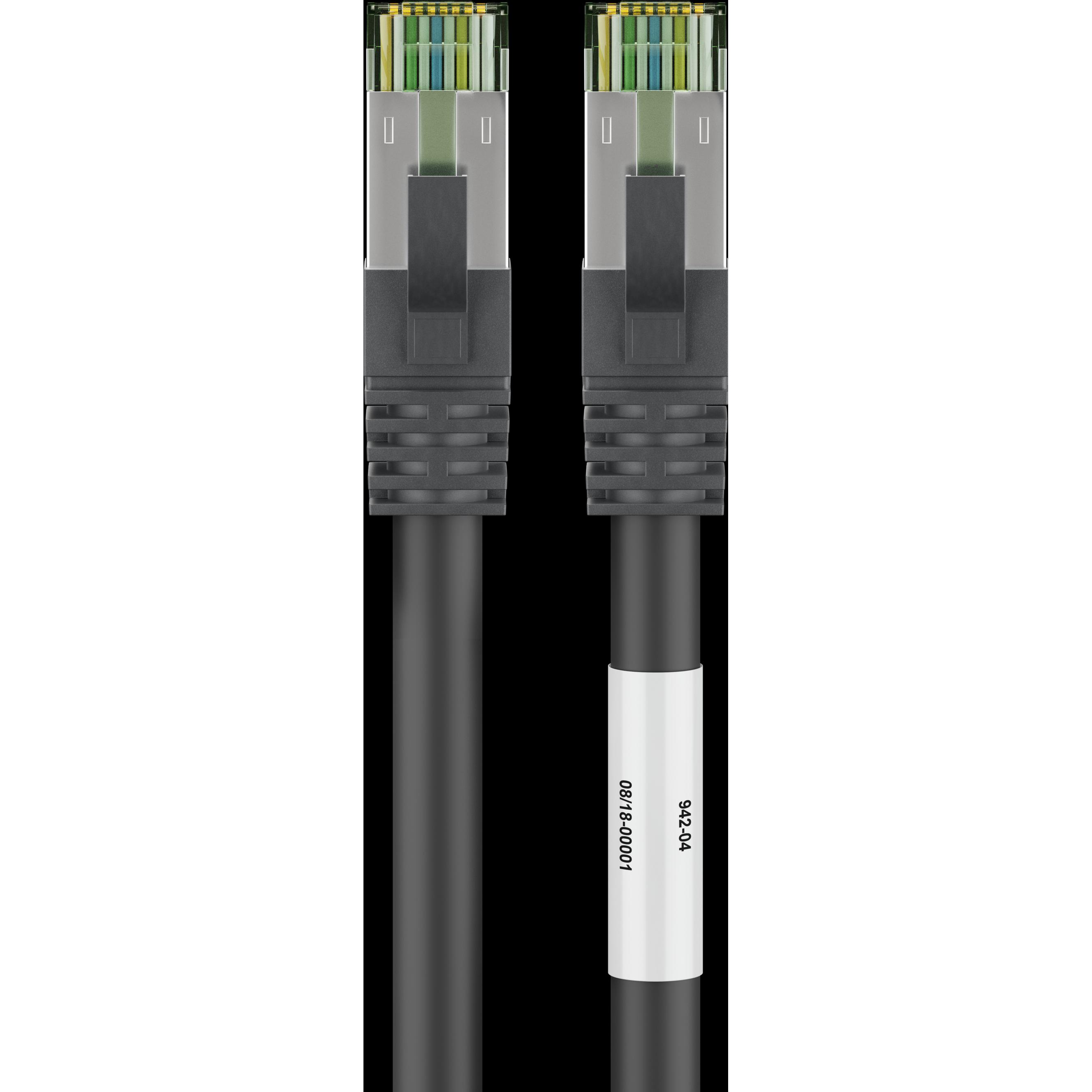 Goobay Netzwerkkabel (S/FTP, CAT8.1, 7.50 m), Netzwerkkabel