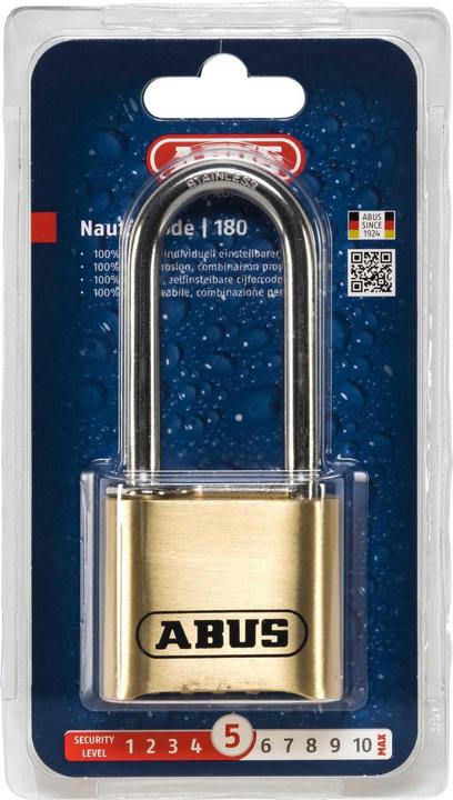 Image du produit Abus 180IB/50HB63 B/DFNLI Cadenas à combinaison