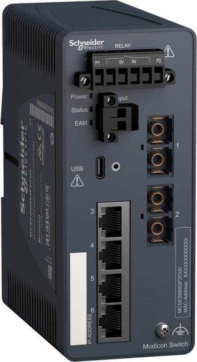 Produktbild Schneider Electric Schneider MCSESM063F2CU0 MODICON MANAGED (6 Ports)