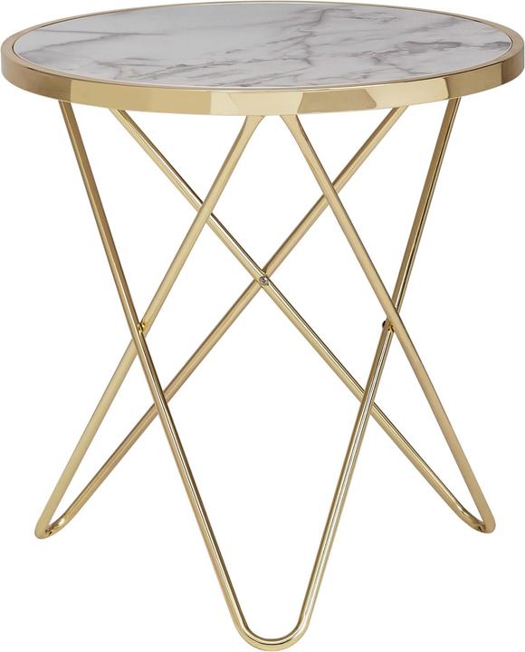 Gold, Marmor Optik Weiss