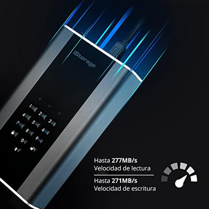 Actual product image iStorage diskAshur DT2 2TB FIPS CERT (2 TB)