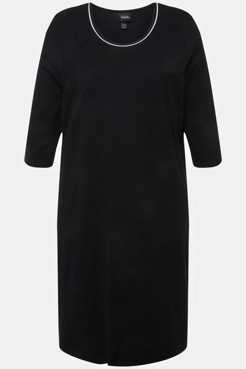 Produktbild Ulla Popken Bigshirts, 2er-Pack, Rundhals/ V-Ausschnitt, 3/4-Arm (46, 48)