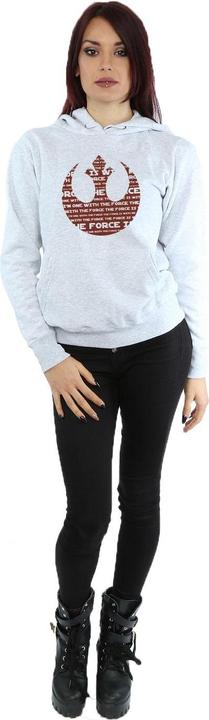 Produktbild Star Wars Rogue One I'm One With The Force Alliance Emblem Red Kapuzenpullover (L)