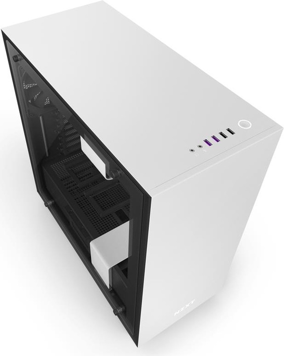 Produktbild NZXT H700i - White (ATX, mATX, Mini-ITX, E-ATX)