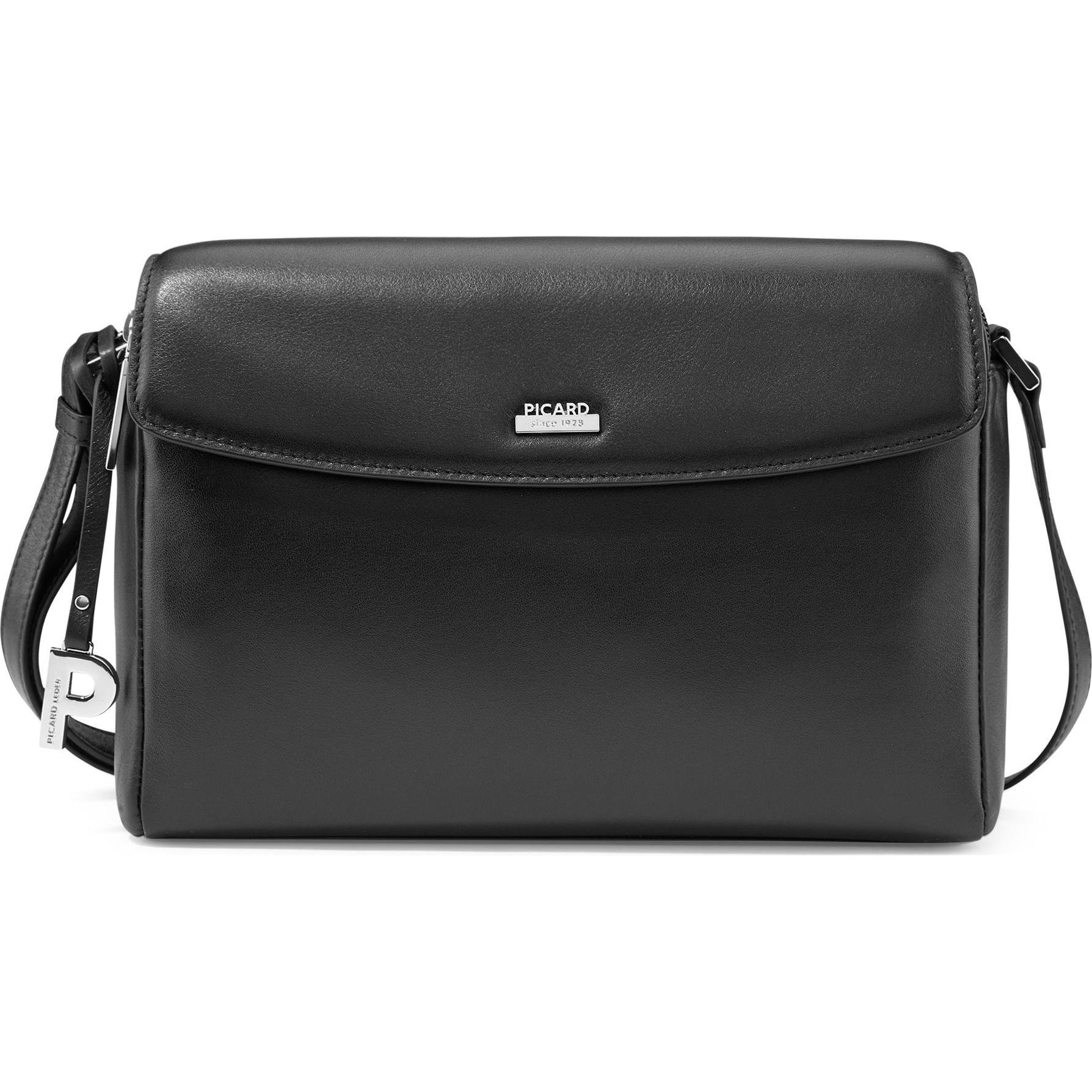 Picard, Handtasche, Schultertasche Really, Schwarz