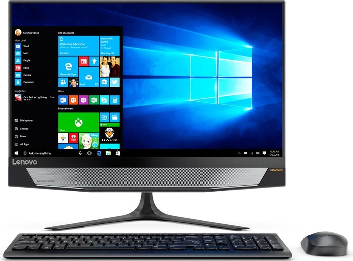 Produktbild Lenovo IdeaCentre 720-24IKB AiO (Intel Core i5-7400, 12 GB, 128 GB, GeForce GTX 960A)