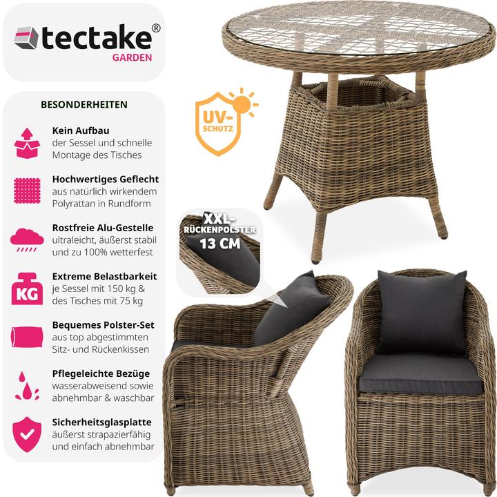 Produktbild tectake Zürich (91 x 73.50 cm)