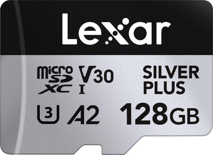 Lexar Professionale Silver Plus (128 GB, microSDXC, U3, UHS-I)