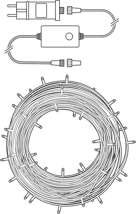 Image du produit Nedis SmartLife Décorative LED | Cordon | Wi-Fi | Blanc chaud à froid | 200 LED"s | 20.0 m | Andr (20 m)