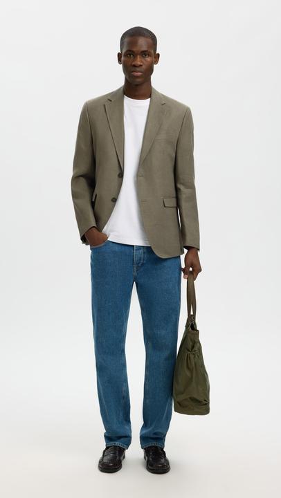 Actual product image Selected Regular Fit Leinenblazer (48)