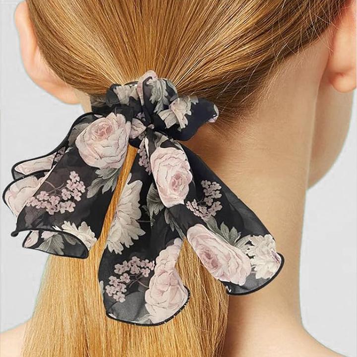 Produktbild Avizar Maxi-Haargummi mit Blumenschal (Haargummi)