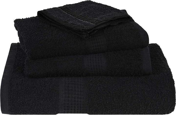 Immagine prodotto vidaXL Asciugamani 10 pezzi neri 100x200 cm 360 g/m² 100% cotone (100 x 200 cm)