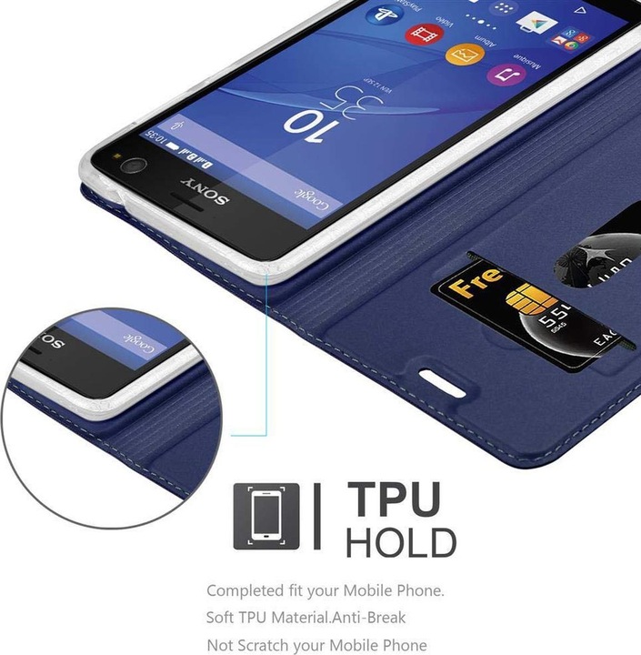 Produktbild Cadorabo Book Classy Style Cover (Sony Xperia C4)