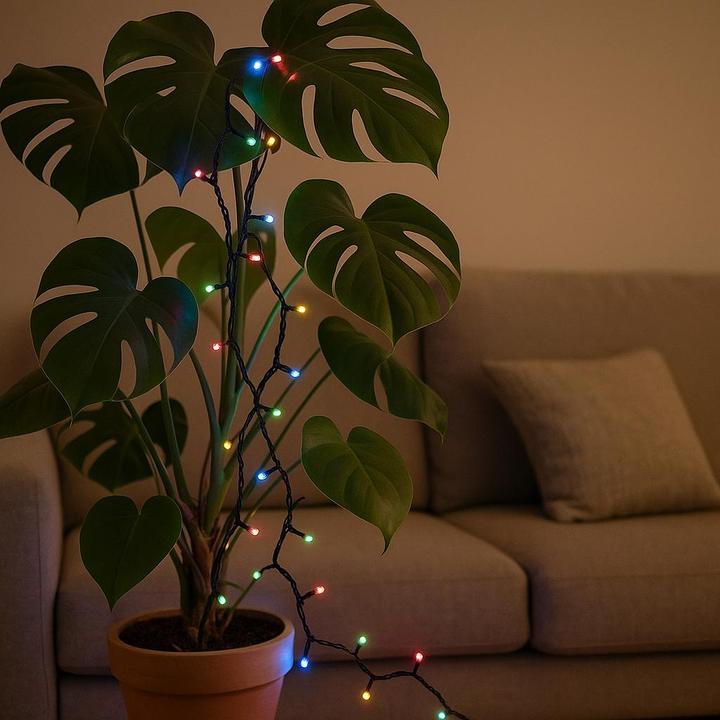 Actual product image Champ Snake LED-Lichterkette – 200 mehrfarbige LEDs (4 m)