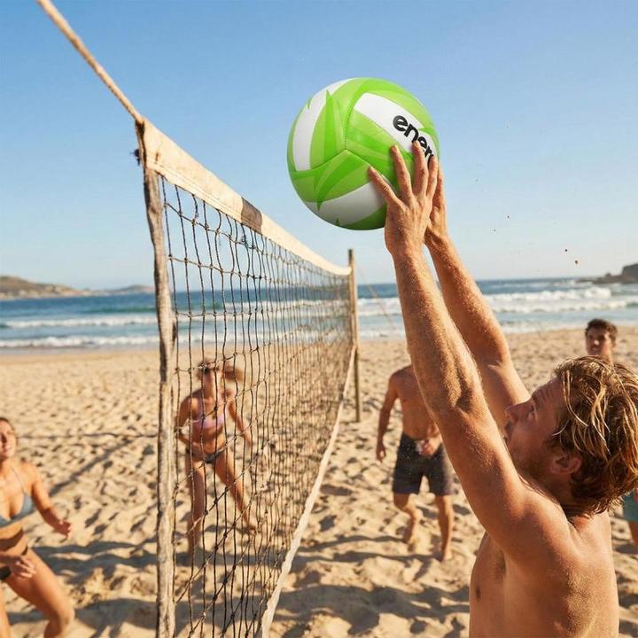 Actual product image Enero Piłka Siatkowa Plażowa Zielona (5)