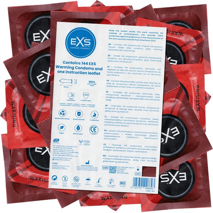Productafbeelding EXS Verwarmende Condooms - 144 stuks (144 Pcs.)