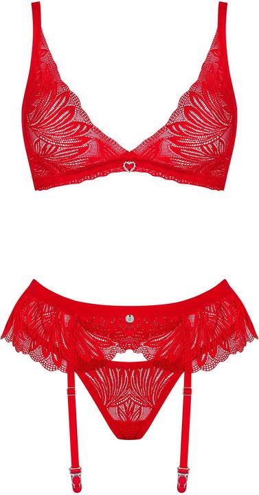 Produktbild Obsessive Chilisa Dreiteiliges Set Rot (XL, XXL)