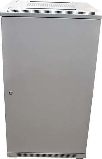 Produktbild Allnet 19 Schrank 22HE B600 / T1200mm *lichtgrau* SNB-Serie Glastür (22 HE, 19 Zoll Rack)