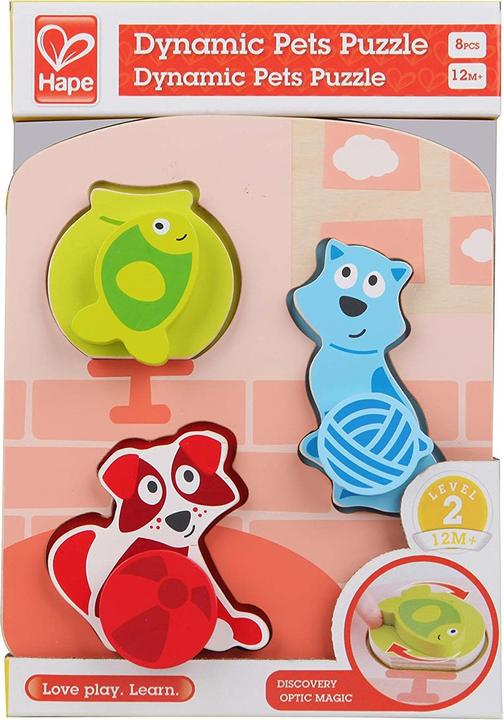 Actual product image Hape Dynamic animal puzzle