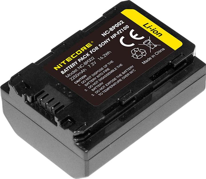 Nitecore NC BP002 (Sony NP FZ100 Battery) 2250mAh (Camera battery)