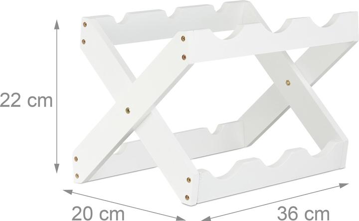 Actual product image Relaxdays Bamboo X (36 x 20 x 22 cm, 6 Fl.)