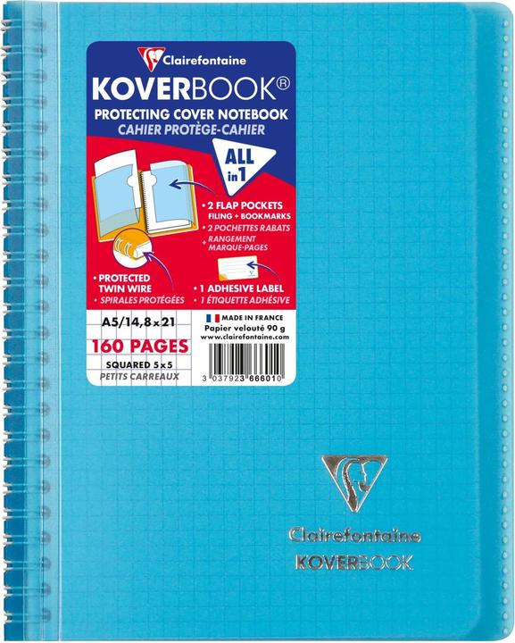 Produktbild Clairefontaine Koverbook (A5, Kariert)