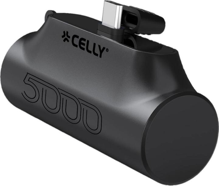 Immagine prodotto Celly PowerBank Compact Usb-C 5000mAh (5000 mAh, 10.50 W, 18.50 Wh)