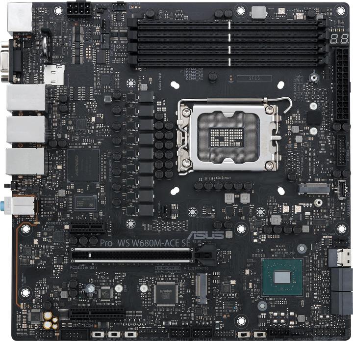 Actual product image ASUS Pro WS W680M (LGA 1700, Intel W680, mATX)