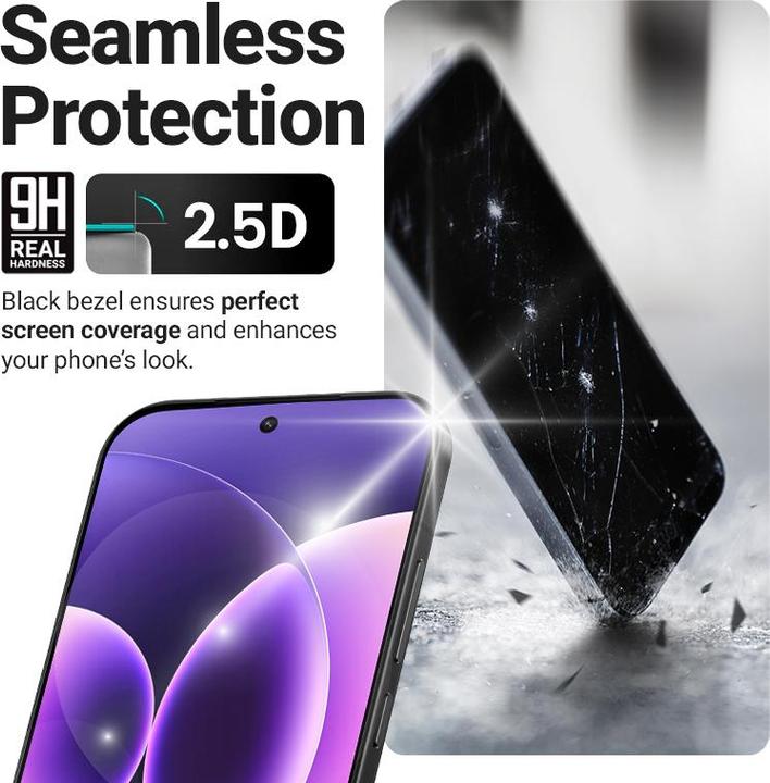 Actual product image Crong Szkło hartowane 3D Armour Glass Lite do Google Pixel 10a (1 pcs., Google Pixel 10a)
