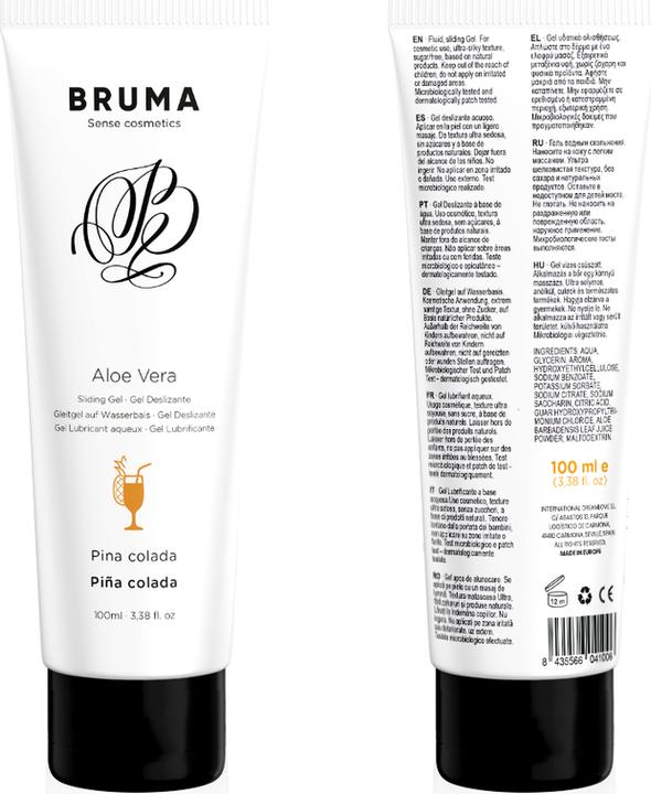 Bruma Gel Deslizante Con Aloe Vera Sabor A Piña Colada 100 ml (100 ml)