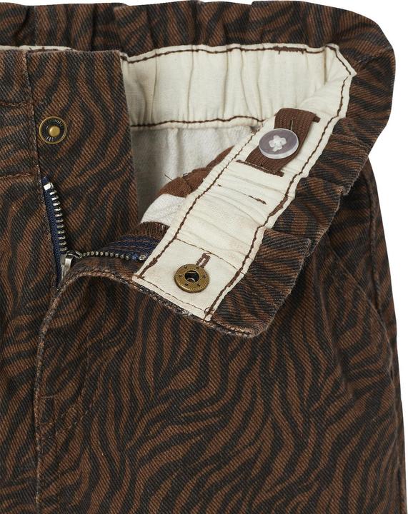 Actual product image Vertbaudet Weite Mädchen Paperbag-Hose mit Leopardenmuster (122)