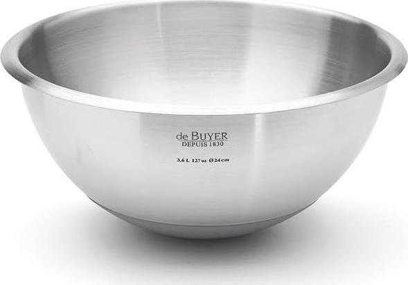 Produktbild de Buyer Schlagschüssel rund Ø 24cm, Boden silikonbeschichtet (24 cm, 3.60 l, 1x)