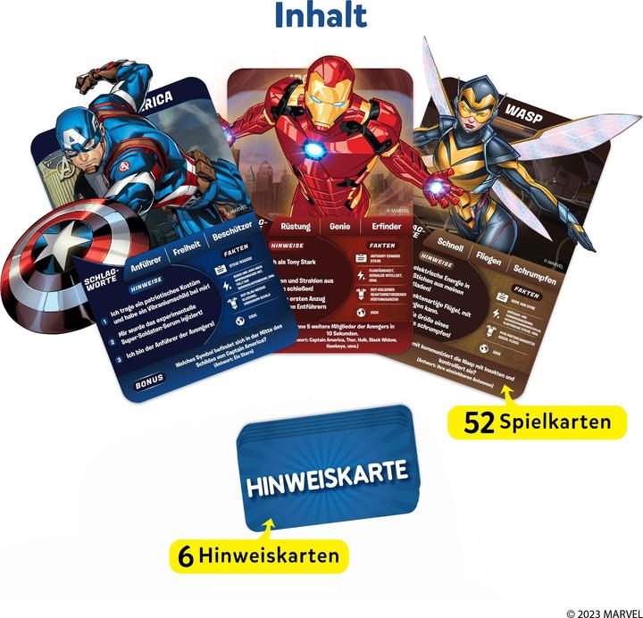 Actual product image HCM Kinzel Marvel - 10 guesses (German, 2 - 6 Players)