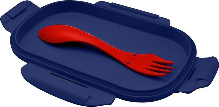 Produktbild Magni Brotdose MARVEL Spider-Man mit Besteckset 2 Fächer