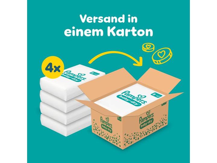 Productafbeelding Pampers Baby-Dry (Maat 8, Maandelijks pakket, 120 Pcs.)