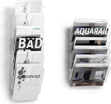 Actual product image Durable Wall brochure rack (A4)