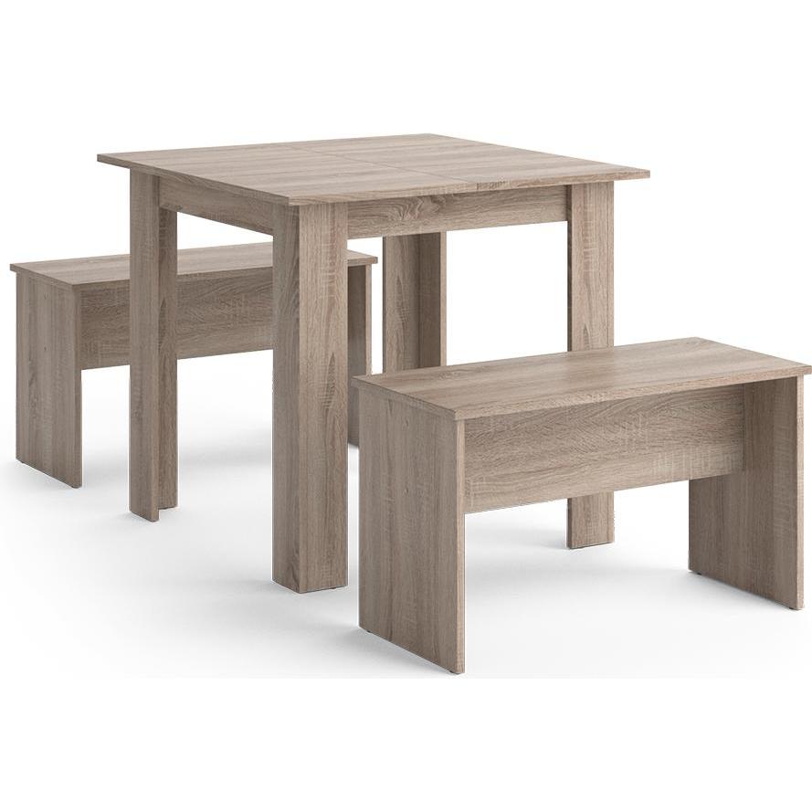 Vicco, Esstisch, Set Sentio (80 x 80 x 73 cm)