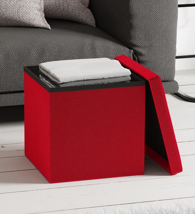 Produktbild VCM Stoff Sitztruhe Sitzbank Hocker Boxas (38 cm)