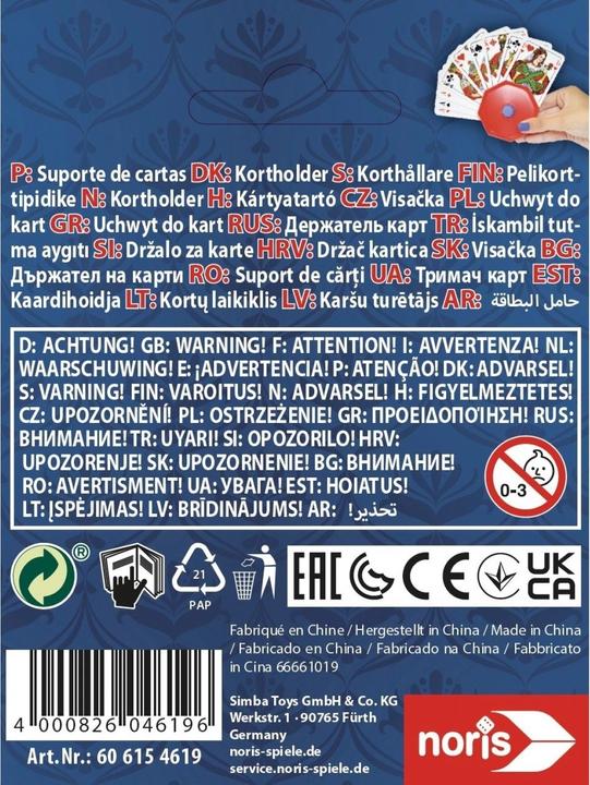 Image du produit Noris Porte-cartes à jouer en plastique