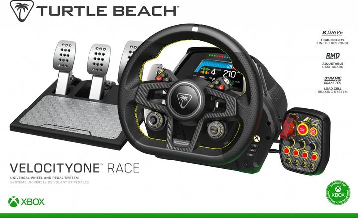 Actual product image Turtle Beach Velocity One Race Wheel & Pedal System (PC, Xbox One X, Xbox One S)