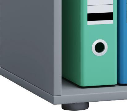 Actual product image VCM Wood office cabinet filing rack Lona 5 compartments (70 x 40 x 184 cm)