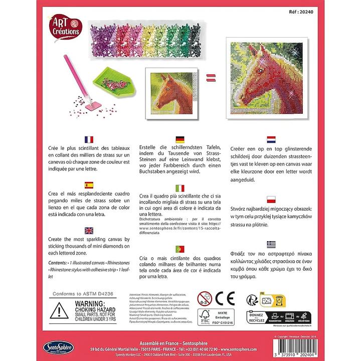 Produktbild Sentosphere Strasssteinbild Pferd