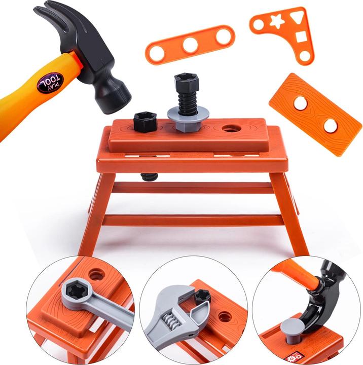 Actual product image Activity Board Children's modelling maintenance tools, electric drills, screws, tools