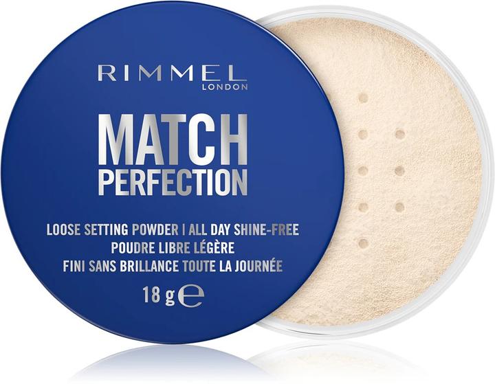 Produktbild Rimmel London Rimmel Match Perfection Loose Setting Powder 001 Translucent Lightweight (Translucent)